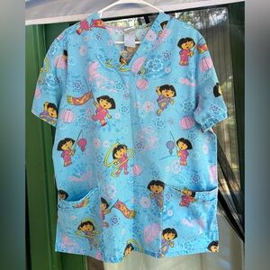 Dora the explorer scrub top